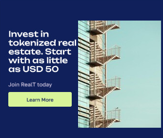 Join RealT tokenised real estate today